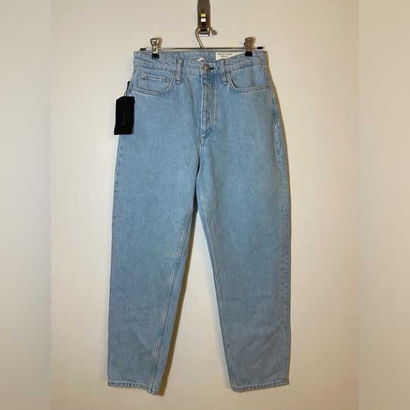 rag & bone Denim - Rag & Bone Jeans Womens 26 Alissa High Rise Barrel Leg Light Wash Blue Nice